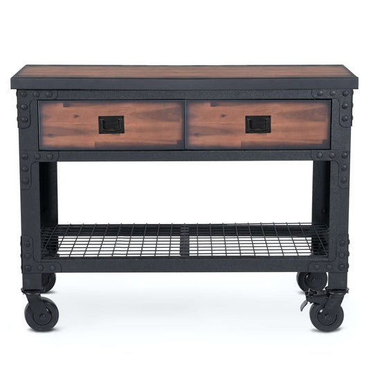 Duramax 48 x 24 in 2-Drawer Rolling Industrial Workbench 68002 
