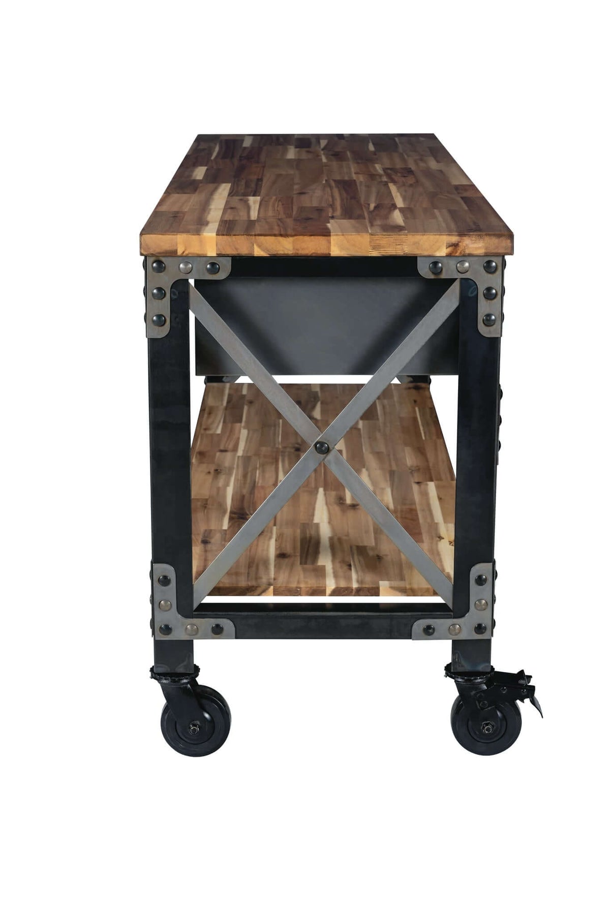 Duramax 72 In Darby Industrial Metal & Wood desk 68051