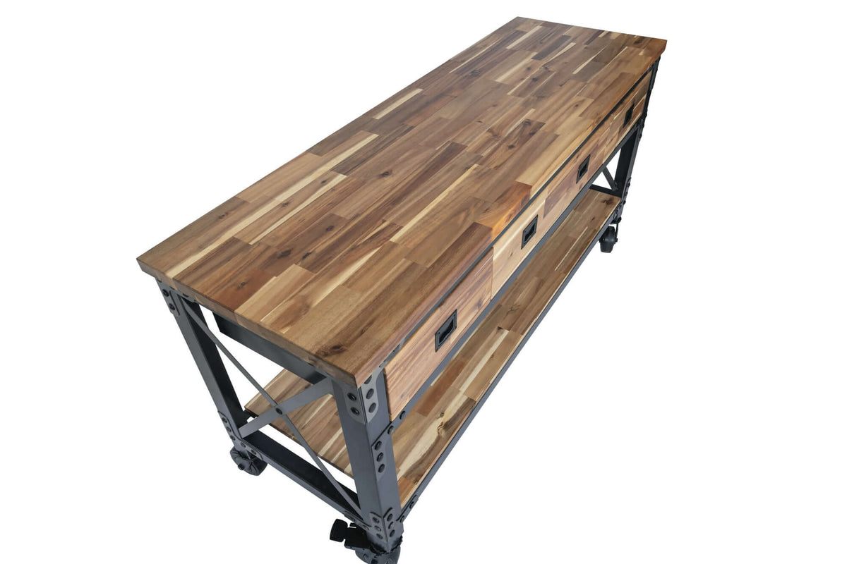 Duramax 72 In Darby Industrial Metal & Wood desk 68051