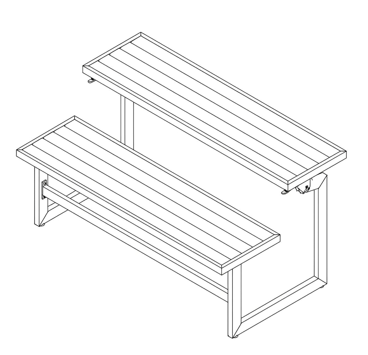 Duramax Ashton Convertible Table Bench 68070