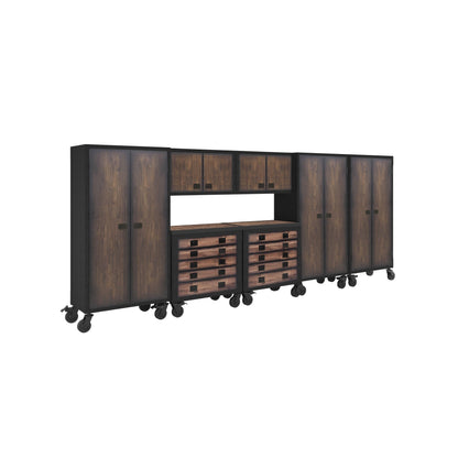 Duramax 7-Piece Garage Storage Combo Set w/ Tool Chests, Wall Cabinets and Free Standing Cabinets 7P2TC2WC3FC